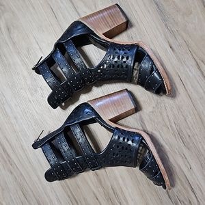 Freebird Sandals with 3.5 in heel. Size 8